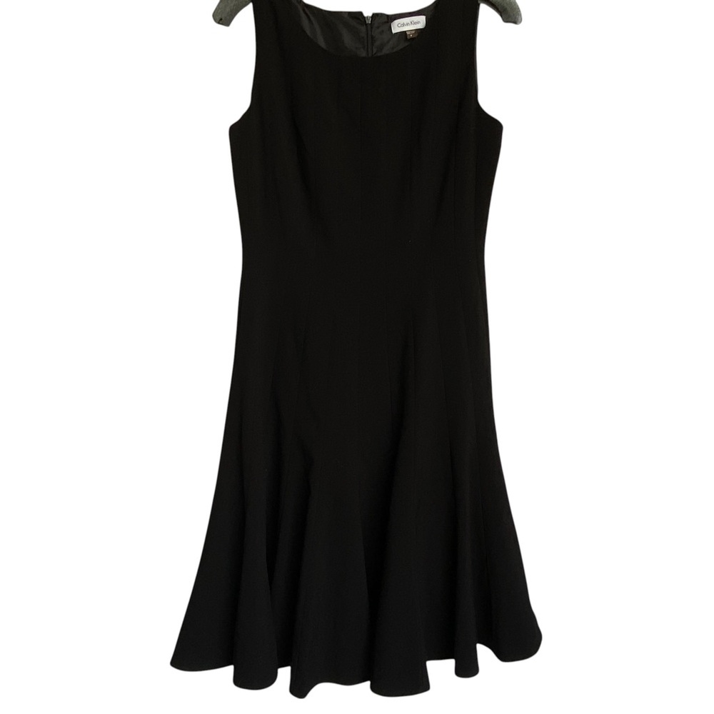 Calvin Klein Classic Black Dress formal office elegance dress
